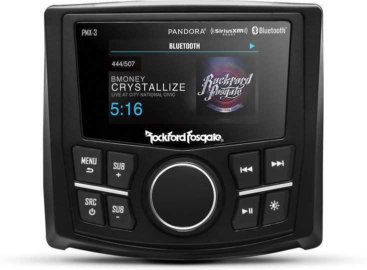 Морская магнитола Rockford Fosgate PMX-3