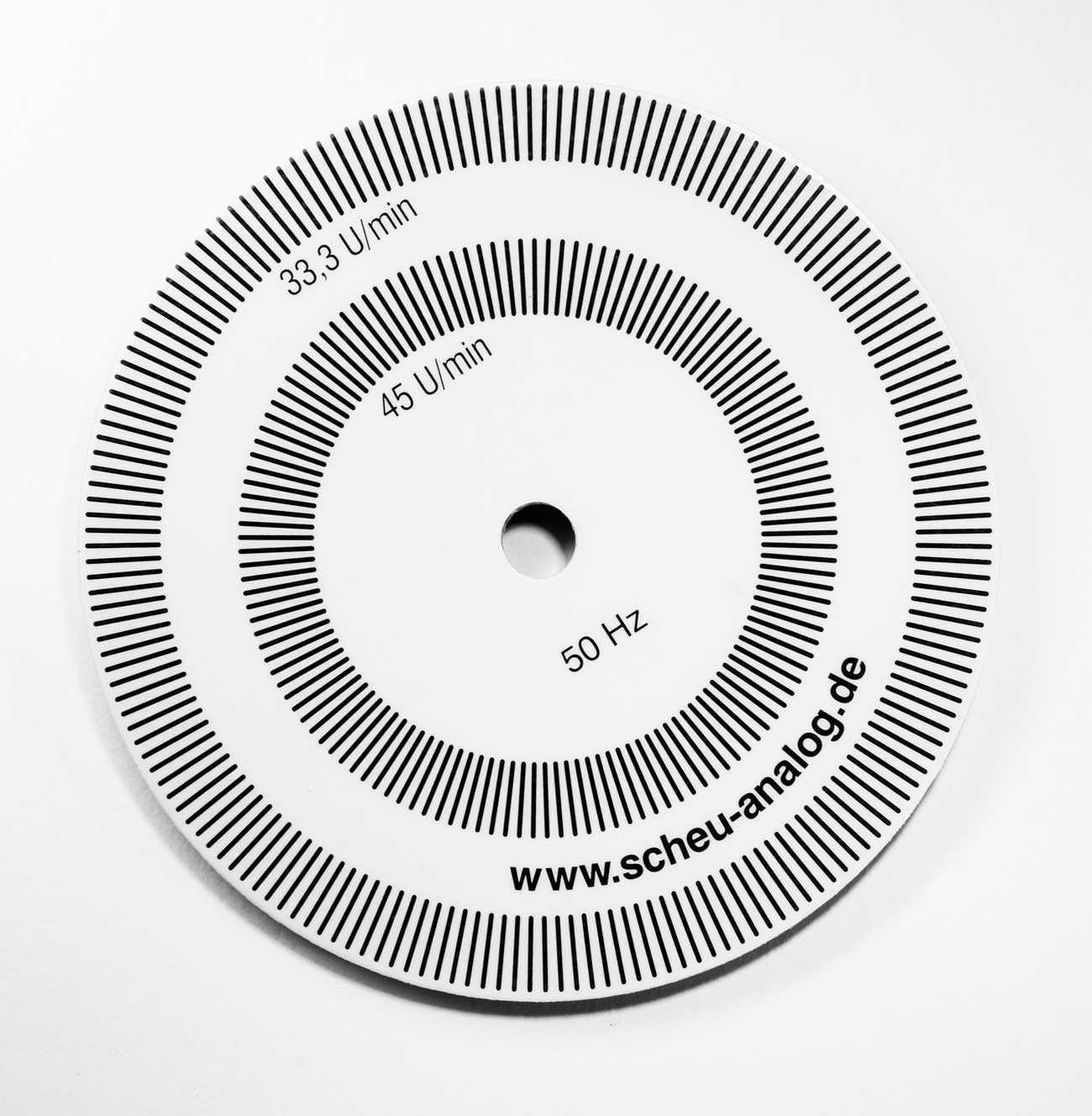 Стробоскопический диск Scheu Analog Stroboscope Disc – цена, описание и отзывы — фото