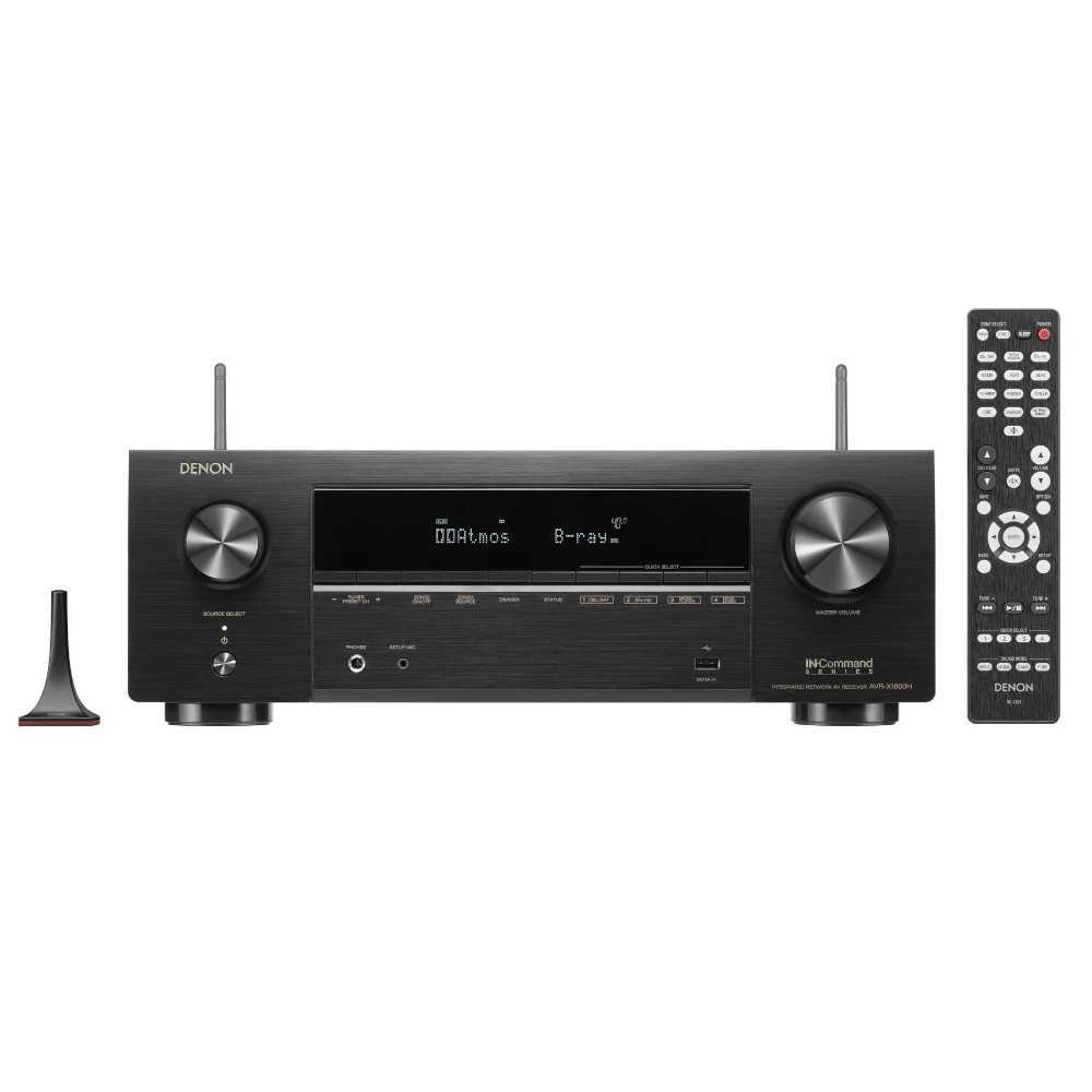 AV-ресиверы Denon AVR-X1800H Black – цена, описание и отзывы — фото