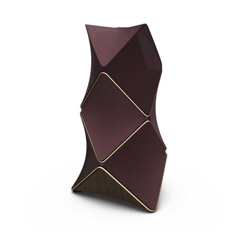 Напольная акустическая система Bang & Olufsen BeoLab 90 Smoked Oak, Purple Heart / Brass Tone – цена, описание и отзывы — фото