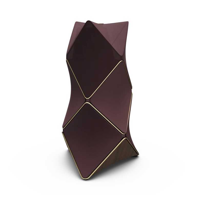 Напольная акустическая система Bang & Olufsen BeoLab 90 Smoked Oak, Purple Heart / Brass Tone – цена, описание и отзывы — фото