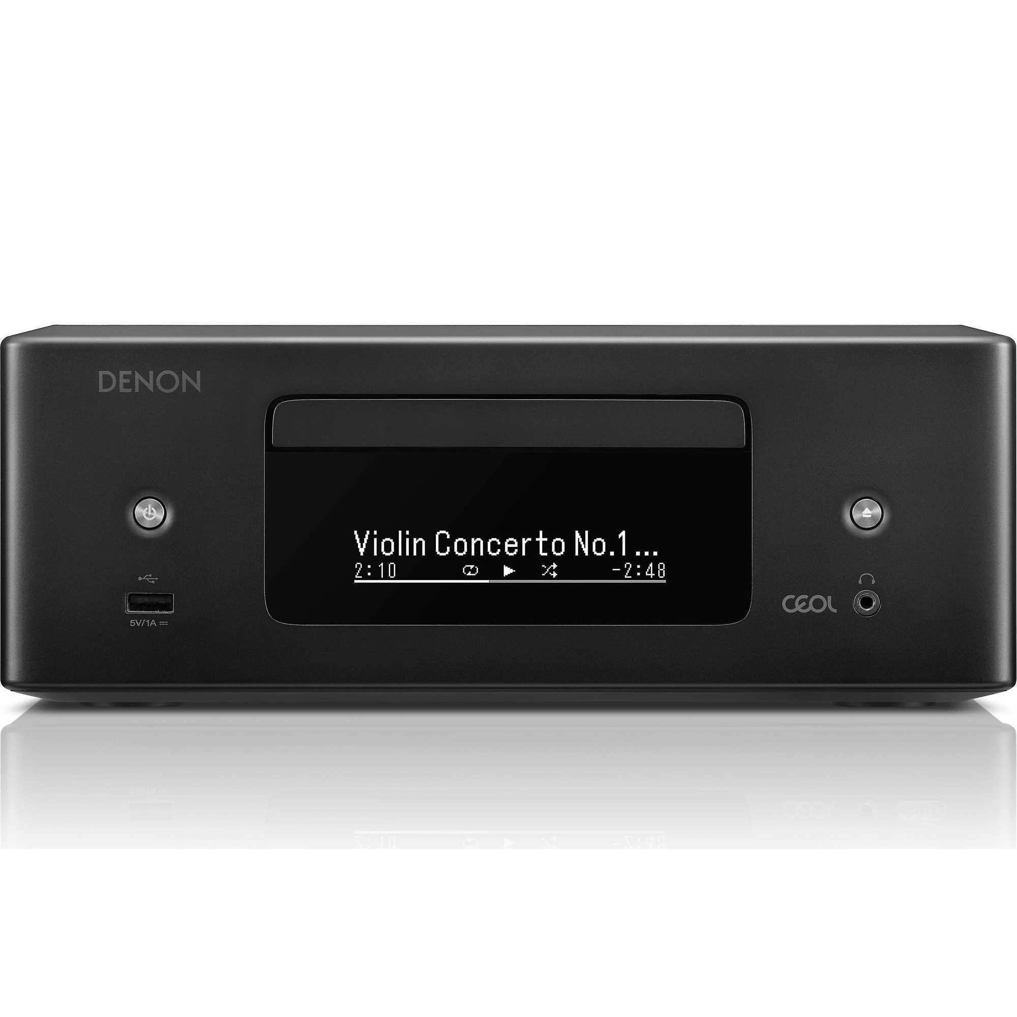 CD проигрыватель Denon RCD-N12 DAB Black – цена, описание и отзывы — фото