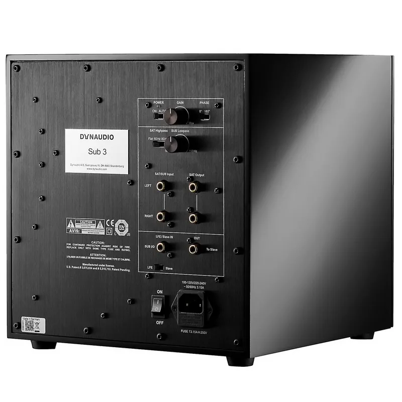 Сабвуфер Dynaudio Sub 3 Satin Black – цена, описание и отзывы — фото