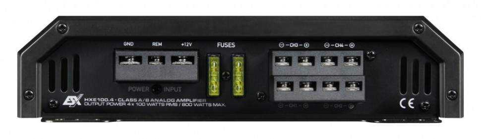 4-канальный усилитель ESX HXE100.4 – цена, описание и отзывы — фото