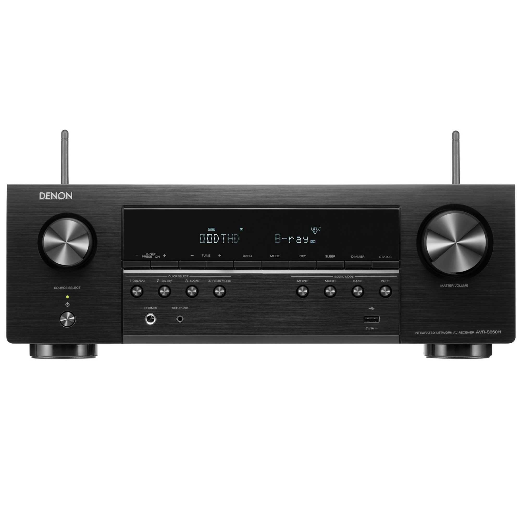 AV-ресиверы Denon AVC-S660H Black – цена, описание и отзывы — фото
