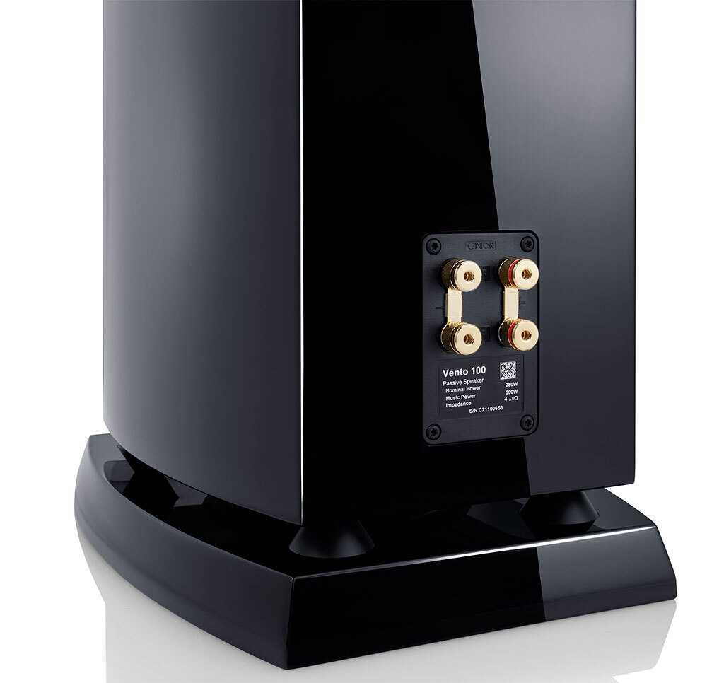 Напольная акустическая система CANTON Vento 100 black high gloss – цена, описание и отзывы — фото