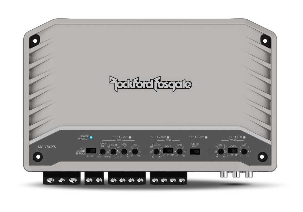5-канальный усилитель Rockford Fosgate M2-750X5 – цена, описание и отзывы — фото