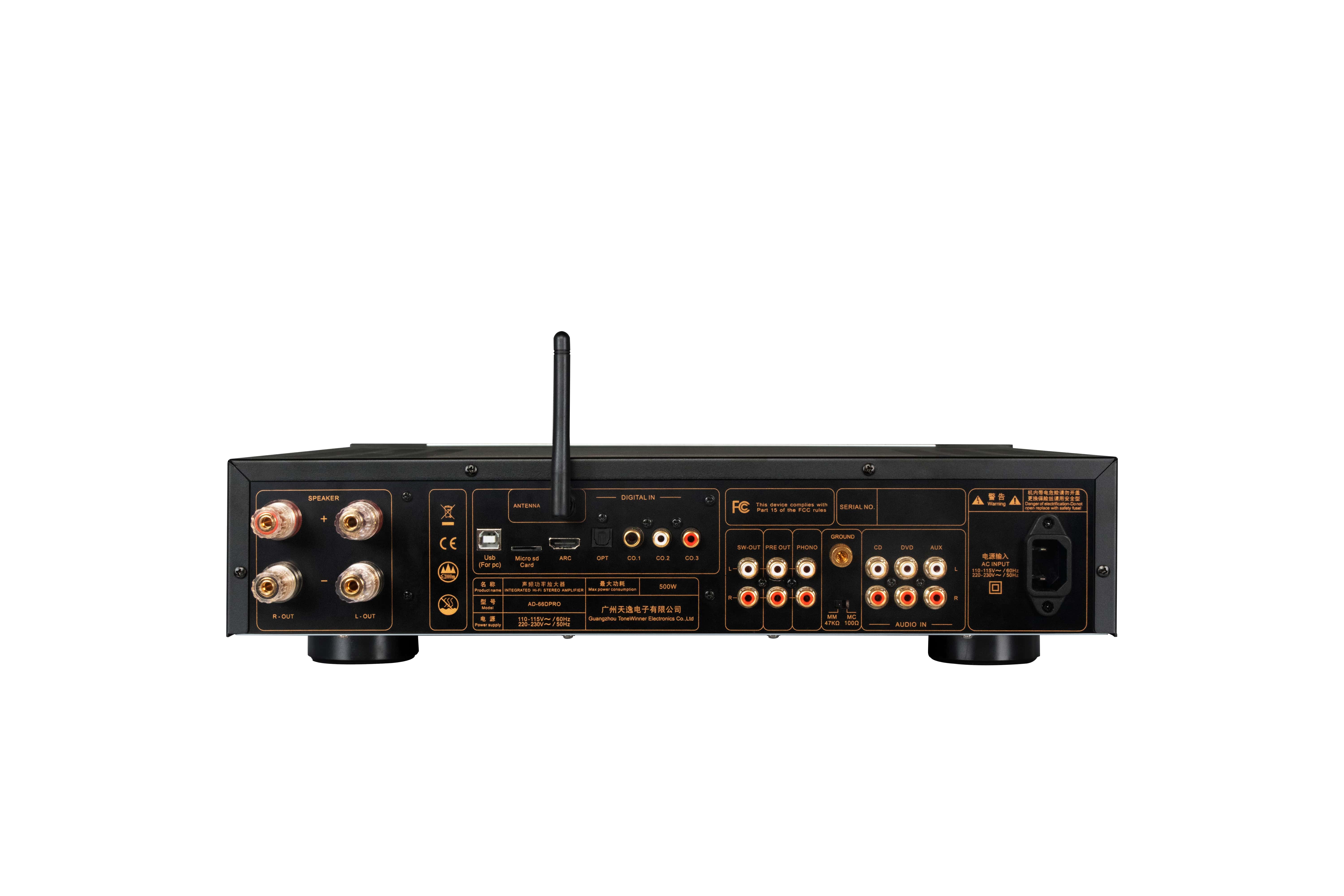 Интегральный усилитель TONE WINNER AD-66D PRO – цена, описание и отзывы — фото