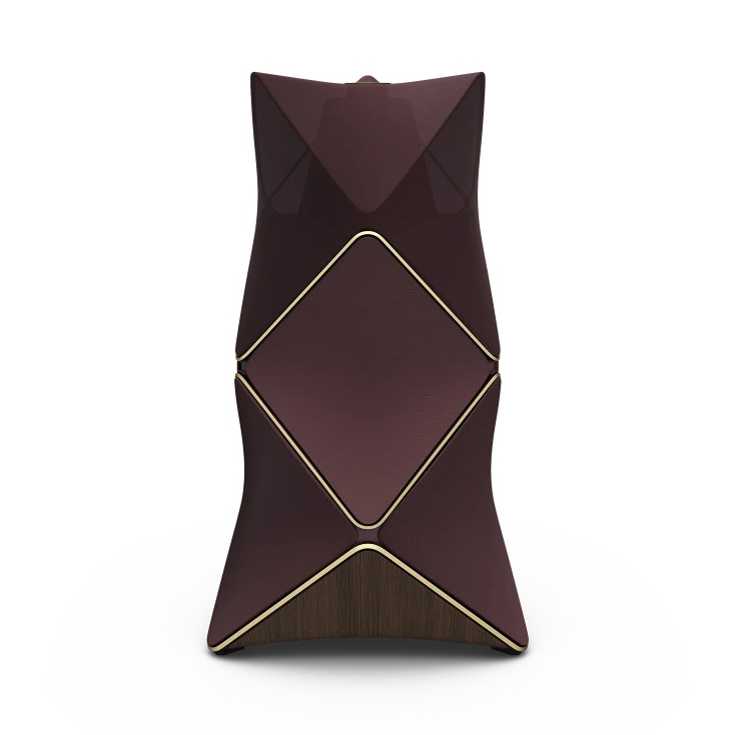 Напольная акустическая система Bang & Olufsen BeoLab 90 Smoked Oak, Purple Heart / Brass Tone – цена, описание и отзывы — фото