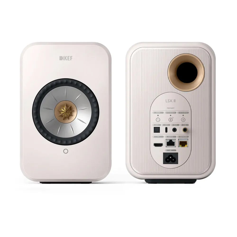 Полочная акустика KEF LSX II Mineral White – цена, описание и отзывы — фото