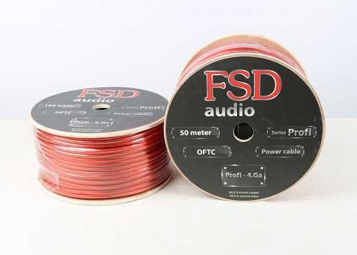 Силовой кабель FSD audio PROFI 4 GA – цена, описание и отзывы — фото
