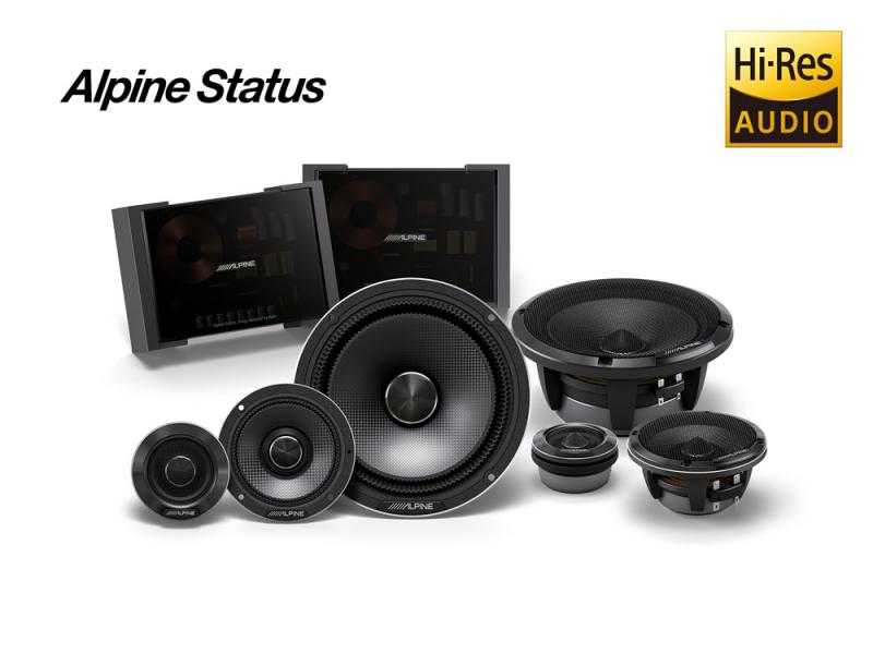 Alpine Status  3-полосная компонентная акустическая система Alpine HDZ-653