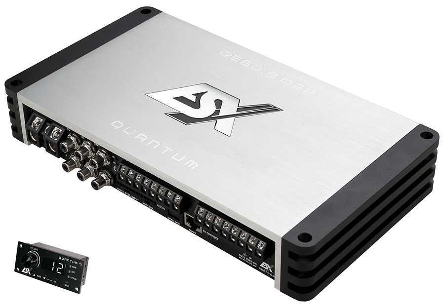 6-канальный усилитель+DSP ESX QE80.6DSP – цена, описание и отзывы — фото
