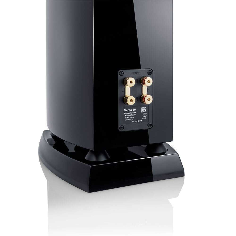 Напольная акустическая система CANTON Vento 80 Black high gloss – цена, описание и отзывы — фото