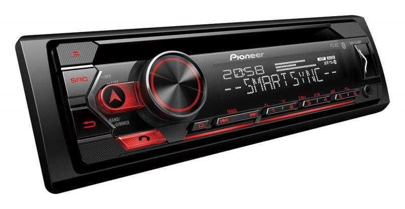 Автомагнитла Pioneer DEH-S320BT размер 1DIN