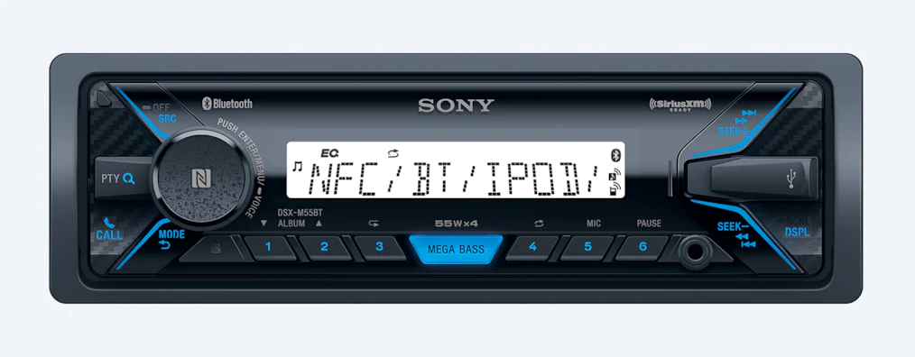 Морская магнитола Sony DSX-M55BT – цена, описание и отзывы — фото