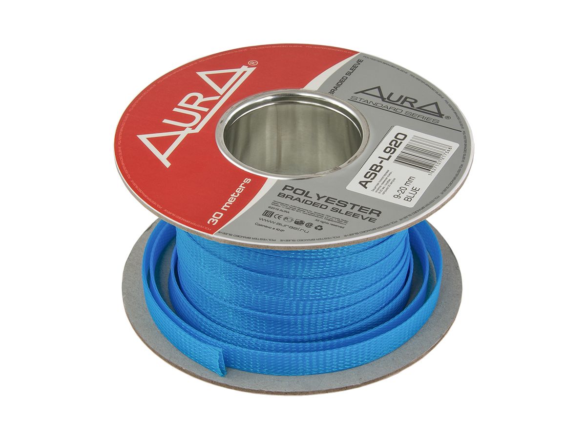 Оплетка кабеля «змея» Aura ASB-920 BLUE – цена, описание и отзывы — фото