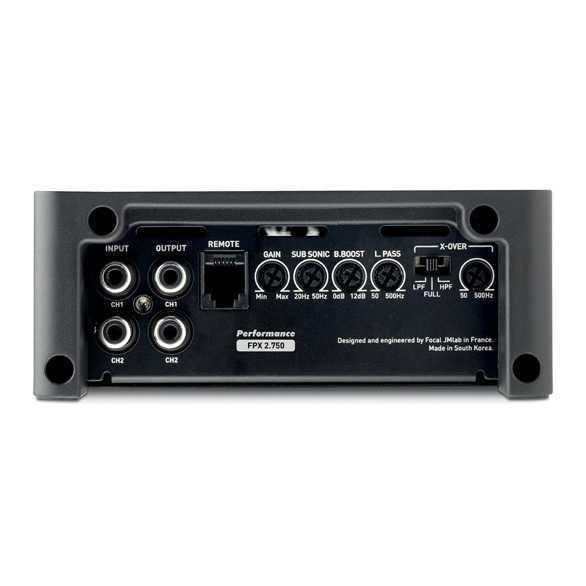 2-канальный усилитель Focal FPX2.750 – цена, описание и отзывы — фото