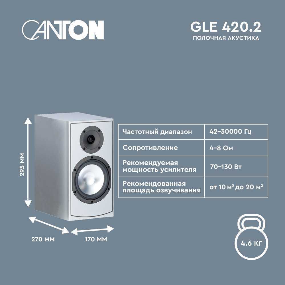  CANTON GLE 420.2 White – цена, описание и отзывы — фото
