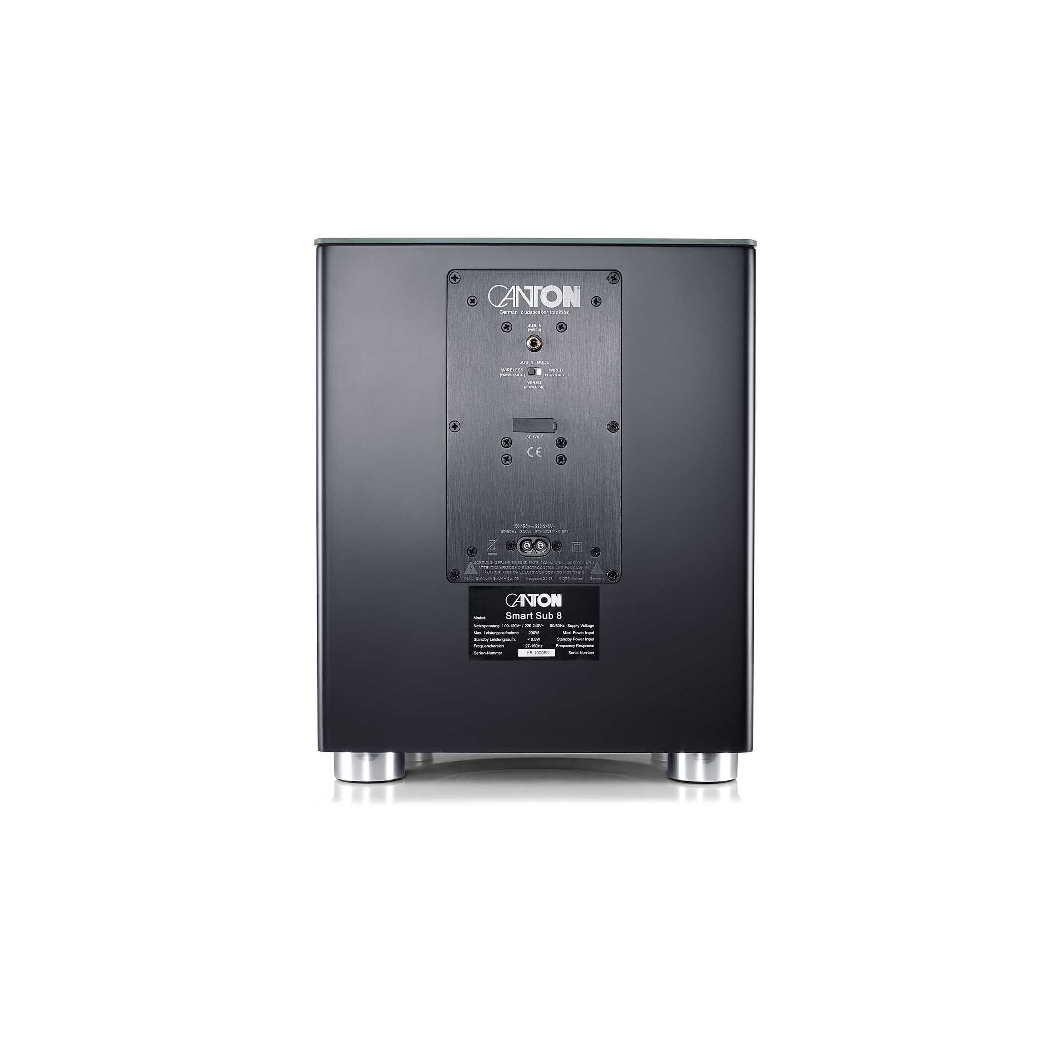  CANTON Smart Sub 8 Black – цена, описание и отзывы — фото