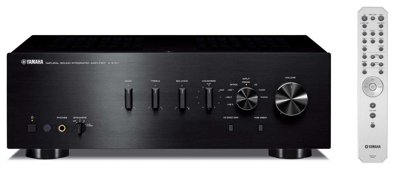 Интегральный усилитель Yamaha A-S701 black – цена, описание и отзывы — фото