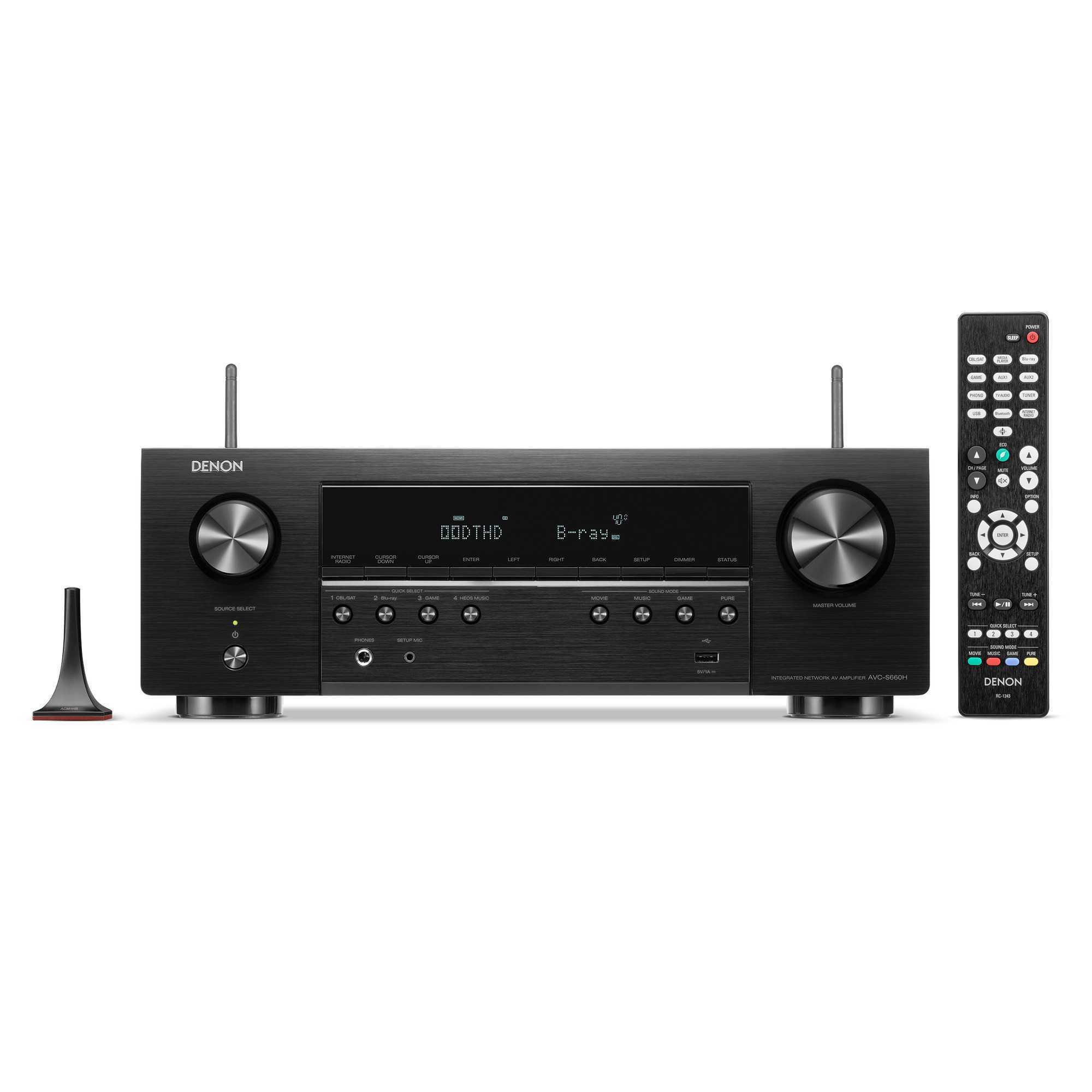AV-ресиверы Denon AVC-S660H Black – цена, описание и отзывы — фото