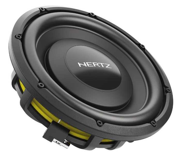 Плоские сабвуферы Hertz MPS 250 Неглубокие сабвуферы Mille PRO