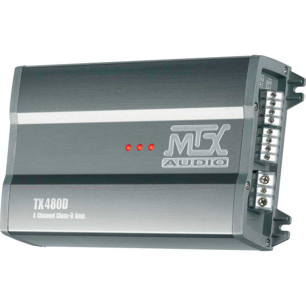 4-канальный усилитель MTX TX480D – цена, описание и отзывы — фото