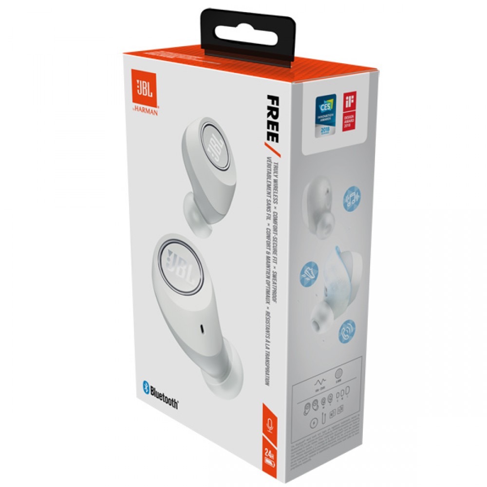 Наушники JBL Free X White – цена, описание и отзывы — фото