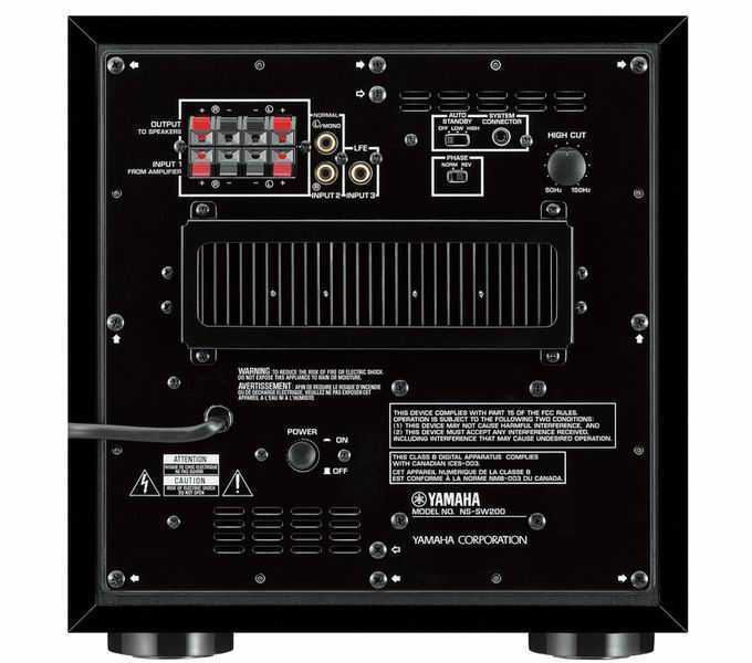 Сабвуфер Yamaha NS-SW200 – цена, описание и отзывы — фото