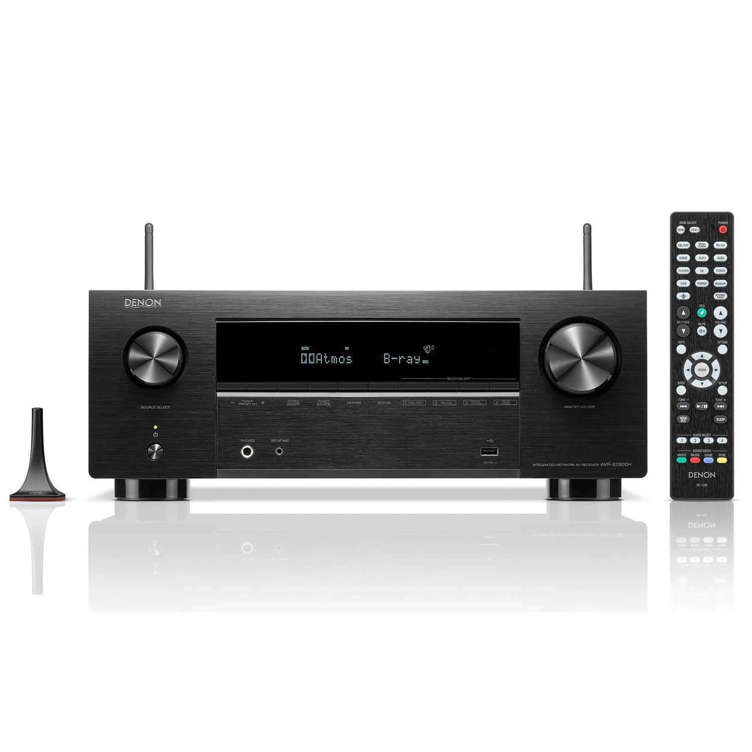 AV-ресиверы Denon AVR-X2800H Black – цена, описание и отзывы — фото