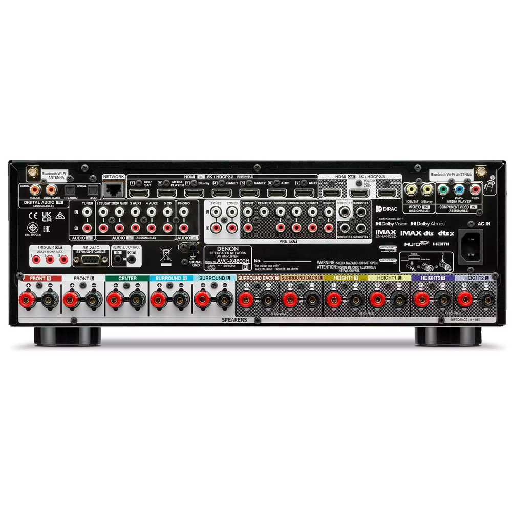 Denon AVC-X4800H Black – цена, описание и отзывы — фото