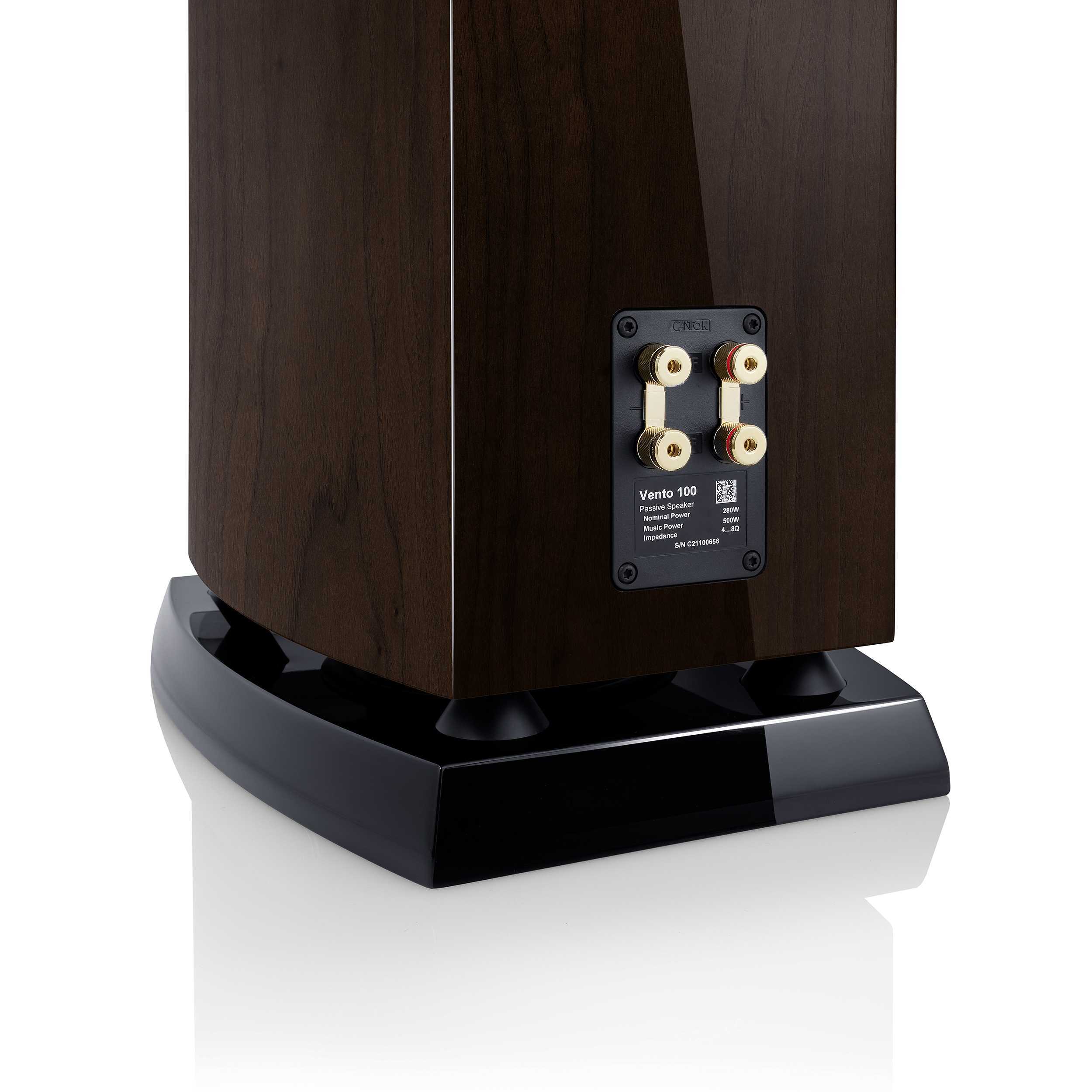 Напольная акустическая система CANTON Vento 100 Walnut dark high gloss – цена, описание и отзывы — фото