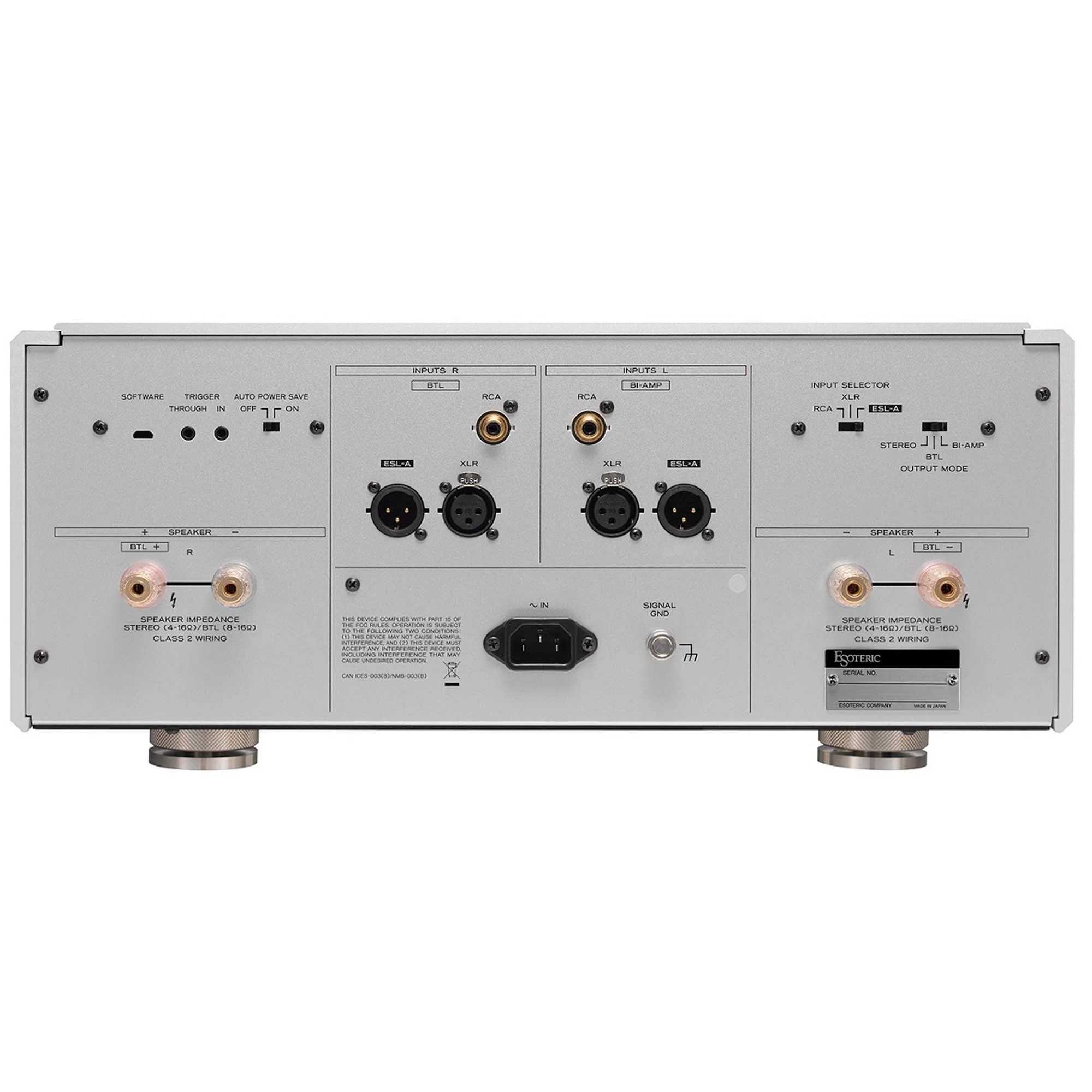 Уcилитель мощности Esoteric S-05 Silver – цена, описание и отзывы — фото
