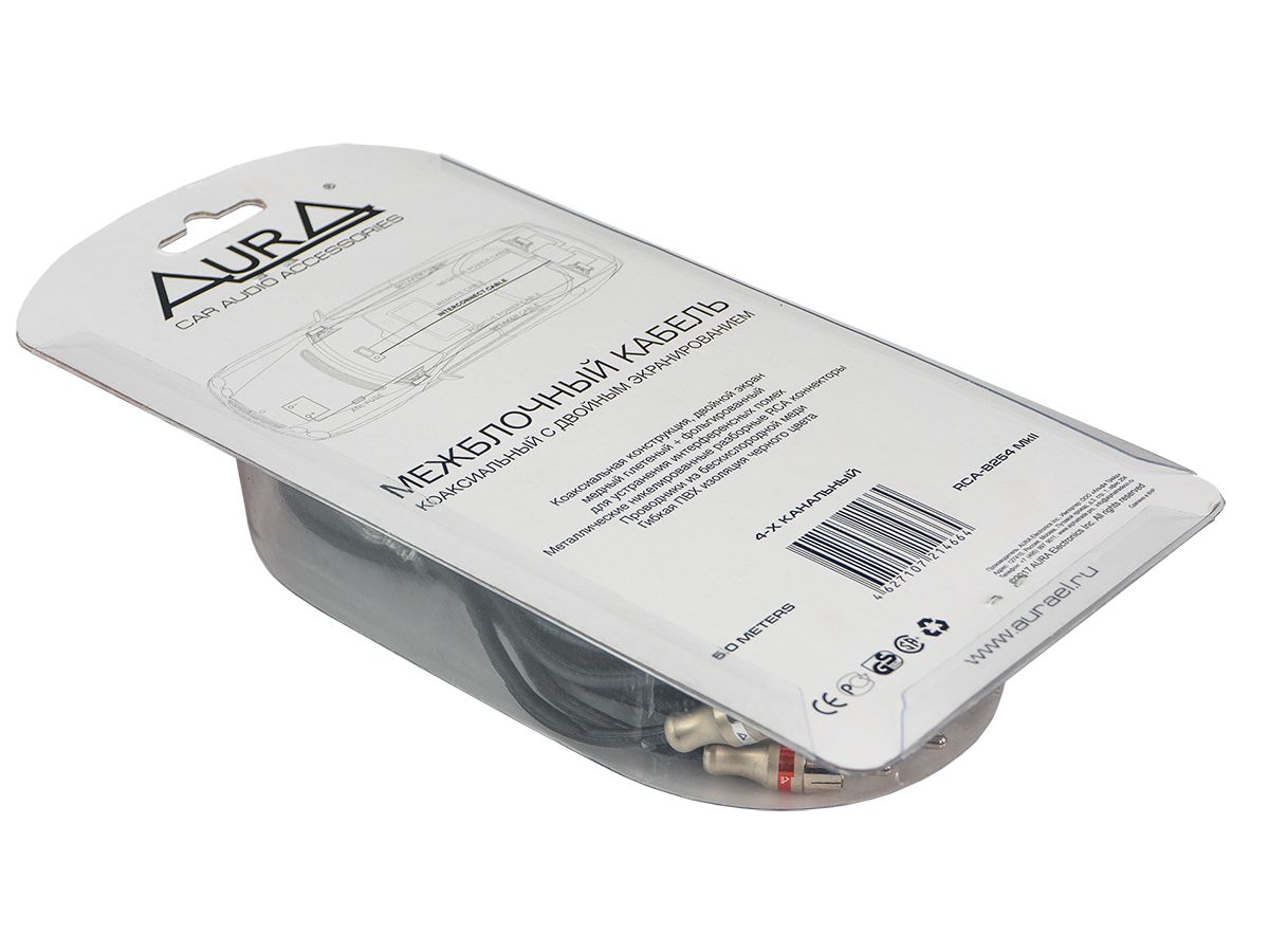 Межблочный кабель AurA RCA-B254 MKII – цена, описание и отзывы — фото