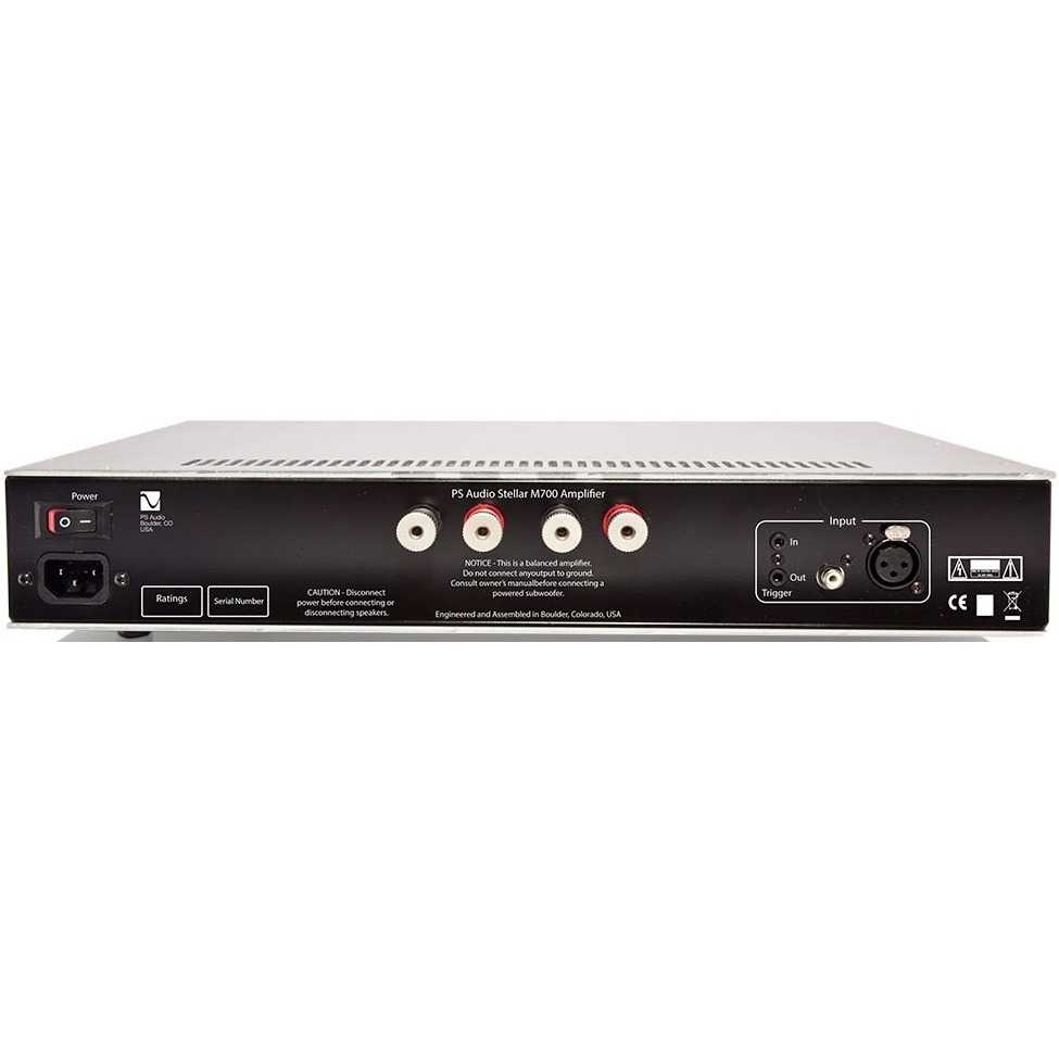 Усилитель мощности PS Audio Stellar Amplifier M700 Silver – цена, описание и отзывы — фото