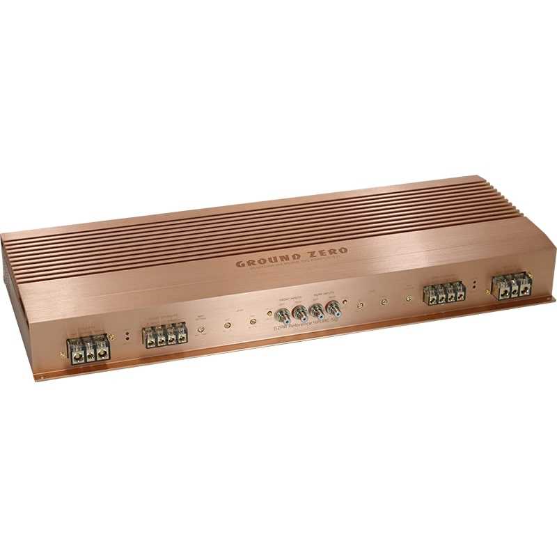 4-канальный усилитель GROUND ZERO GZPA Reference 4PURE-SQ – цена, описание и отзывы — фото