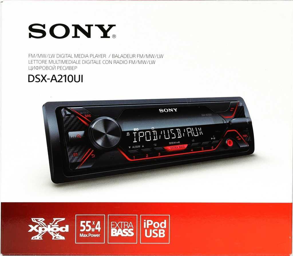 Автомагнитолы Flash Sony DSX-A210UI – цена, описание и отзывы — фото
