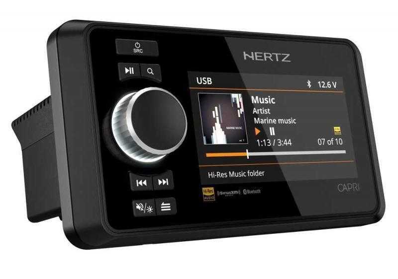 Процессорная морская магнитола Hertz CAPRI