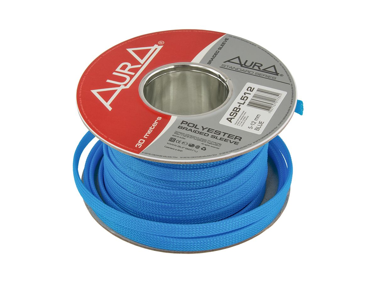 Оплетка кабеля «змея» AurA ASB-512 BLUE – цена, описание и отзывы — фото