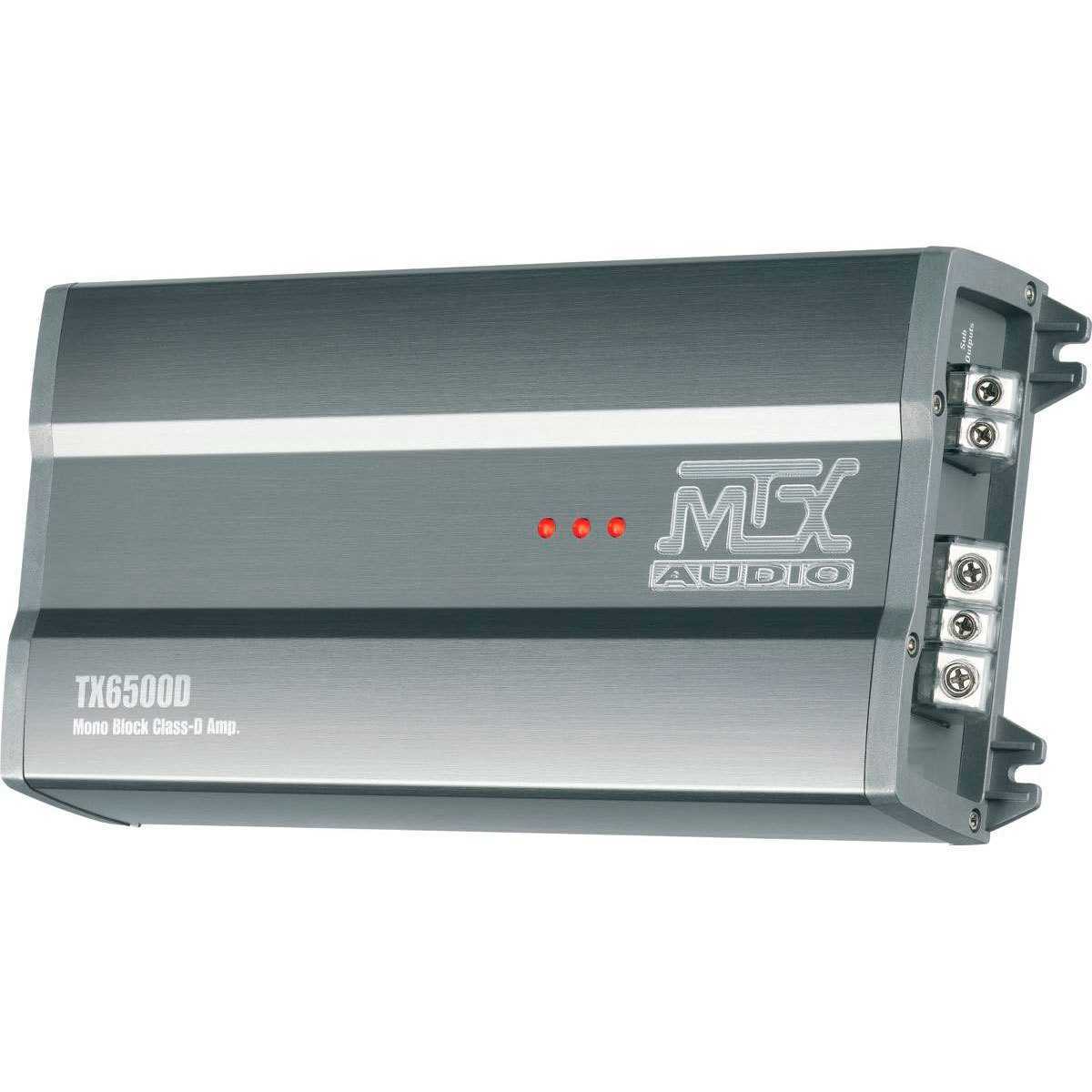 1-канальный усилитель (Моноблок) MTX TX6500D – цена, описание и отзывы — фото