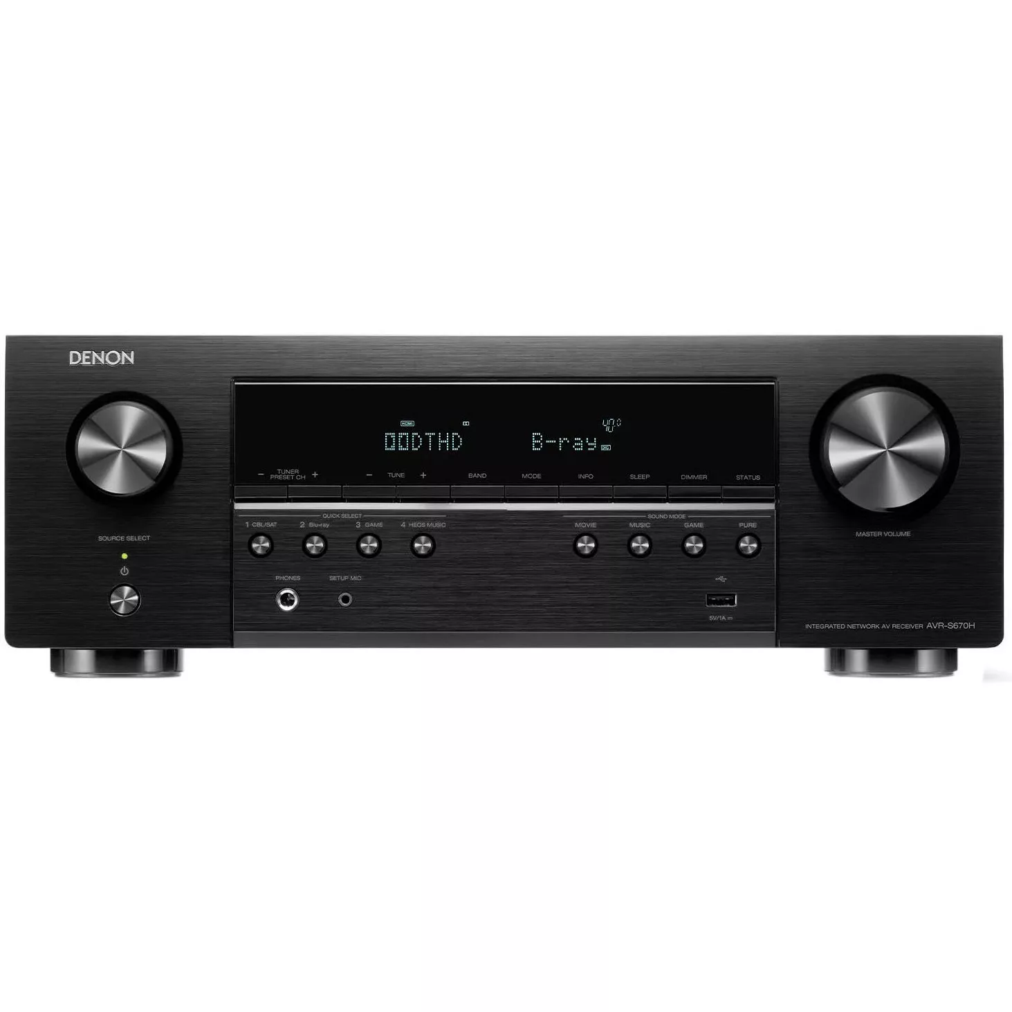 AV-ресиверы Denon AVC-S670H Black – цена, описание и отзывы — фото