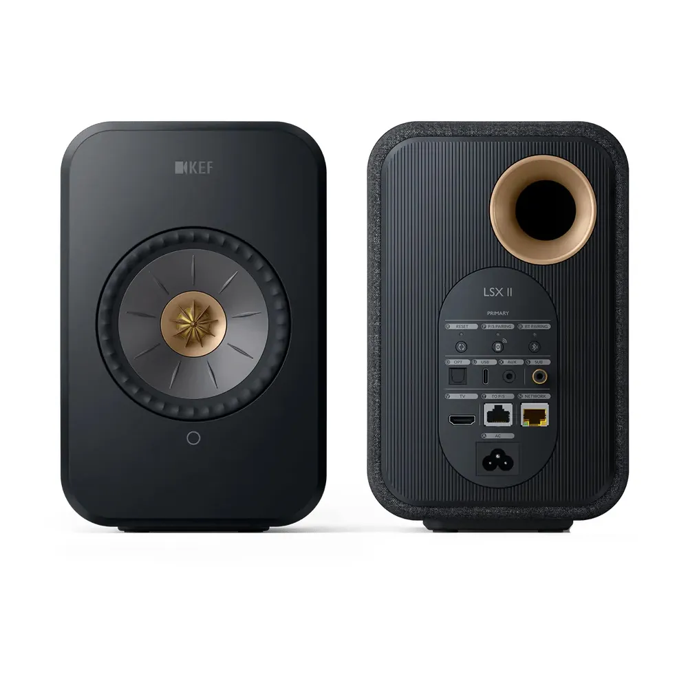 Полочная акустика KEF LSX II carbon Black – цена, описание и отзывы — фото