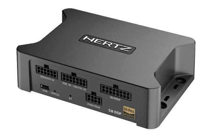 Новый аудиопроцессор S8 DSP от Hertz
