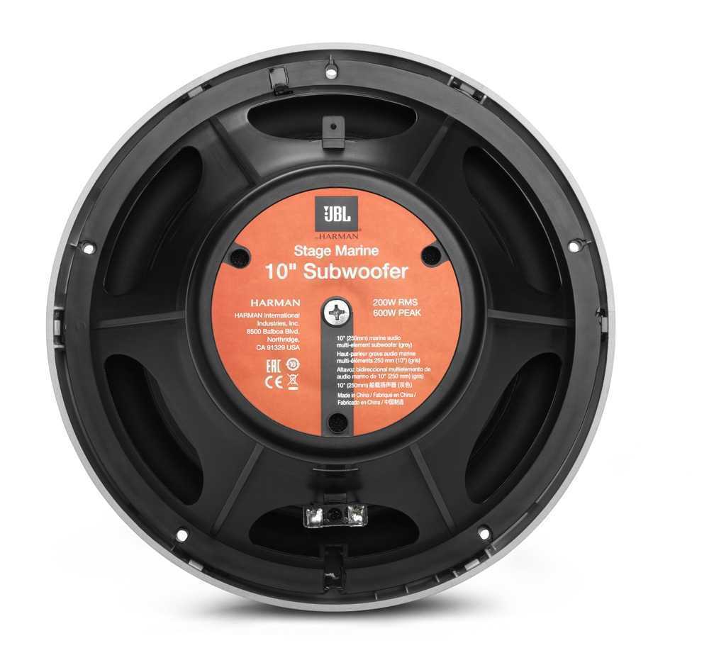 JBL STAGE MARINE SUB 10GRY – цена, описание и отзывы — фото