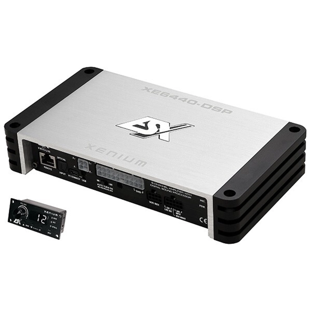 6-канальный усилитель+DSP ESX XE6440 DSP – цена, описание и отзывы — фото