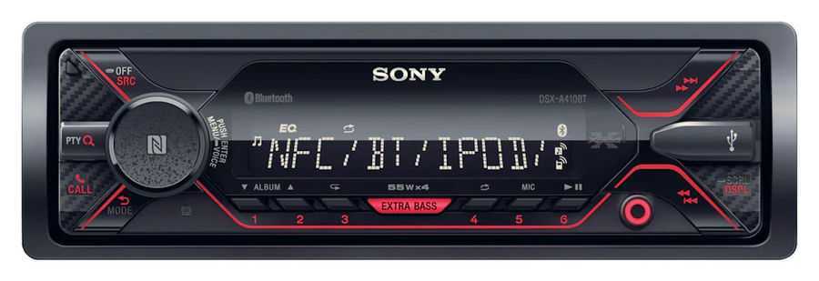 Автомагнитолы Flash Sony DSX-A410BT – цена, описание и отзывы — фото