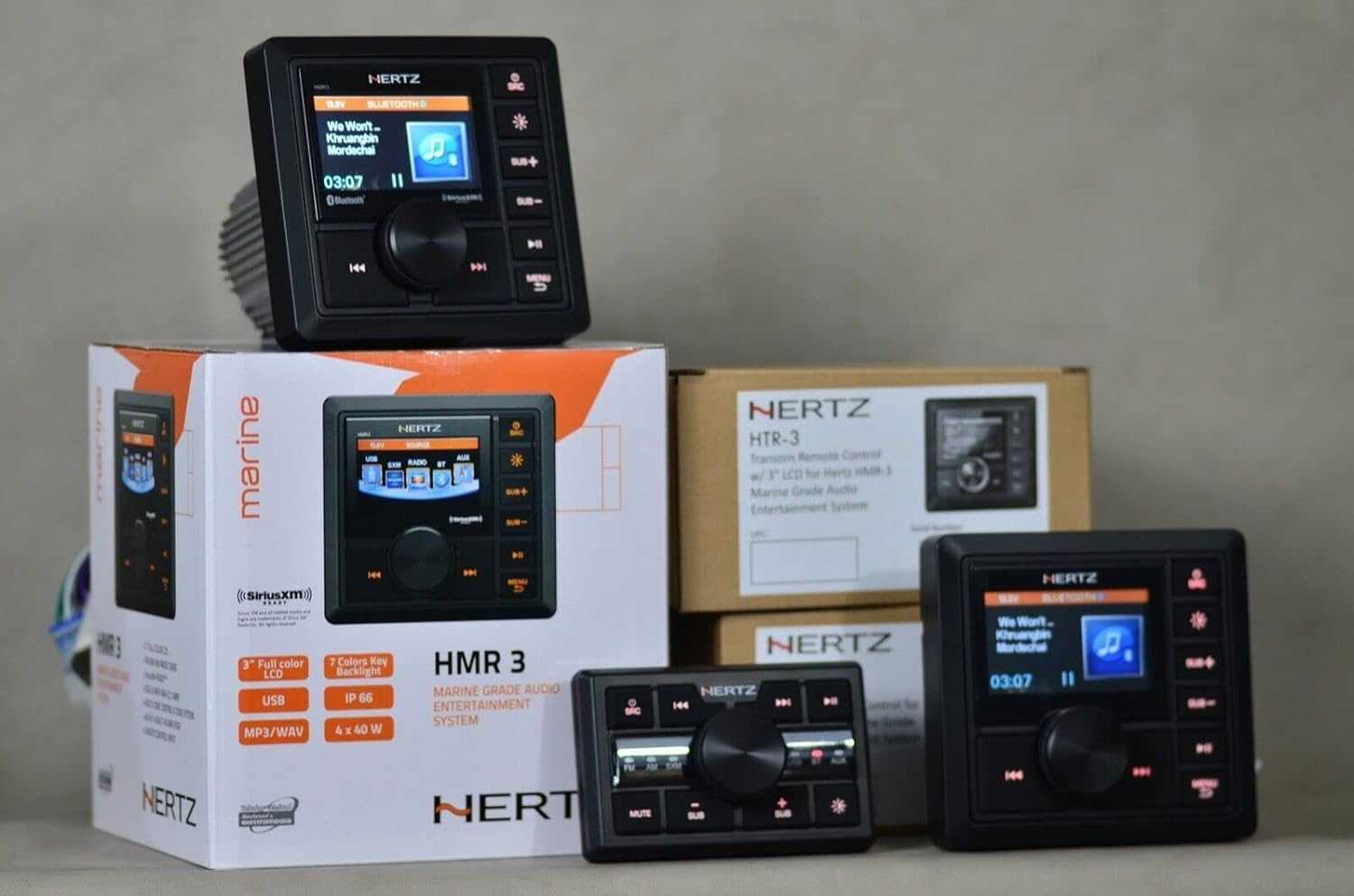 Морская магнитола Hertz HMR 3 + 2 пульта (комплект) – цена, описание и отзывы — фото