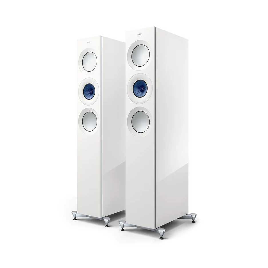 Напольная акустическая система KEF Reference 3 Meta High Gloss White Blue – цена, описание и отзывы — фото