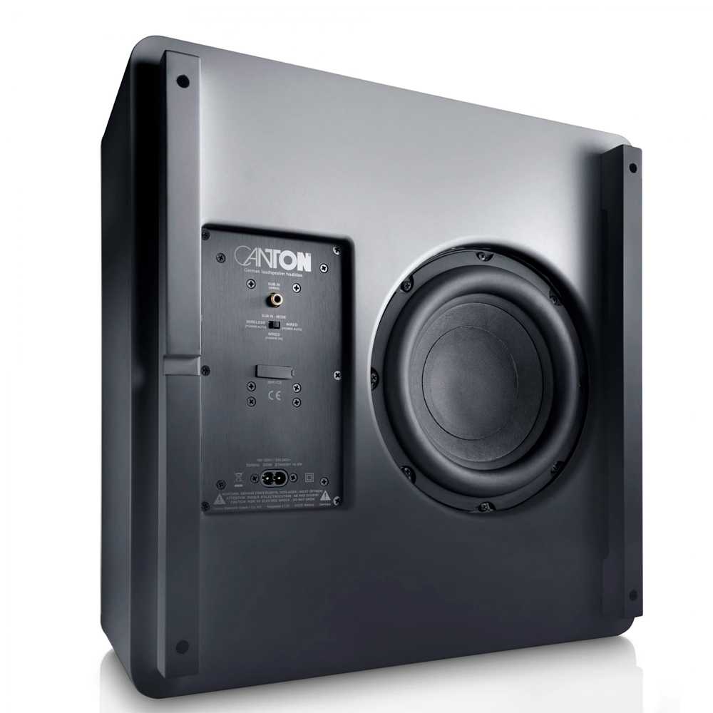  CANTON Smart Sub 10 Black – цена, описание и отзывы — фото